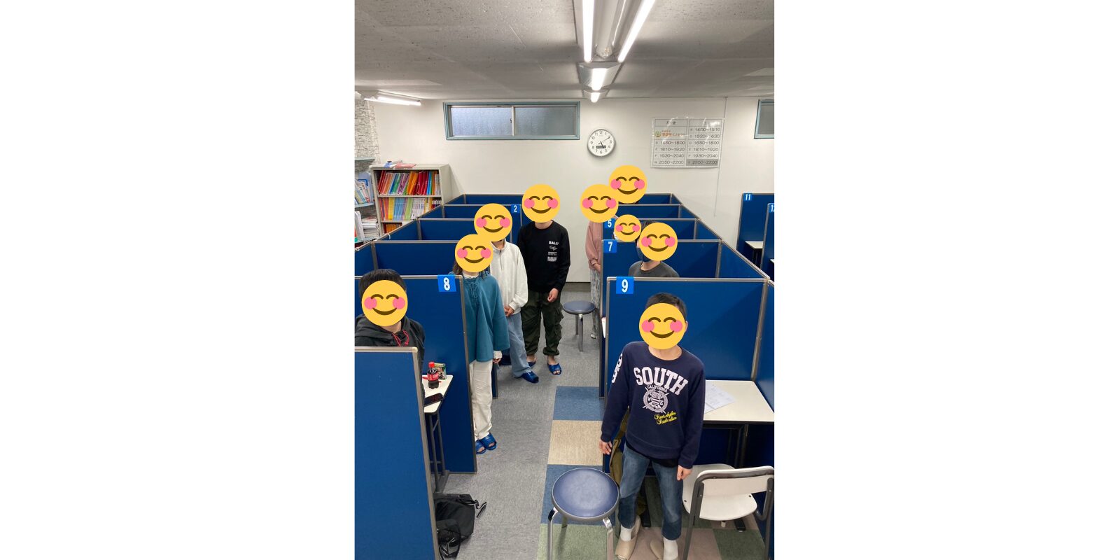 無料テスト対策会実施します。