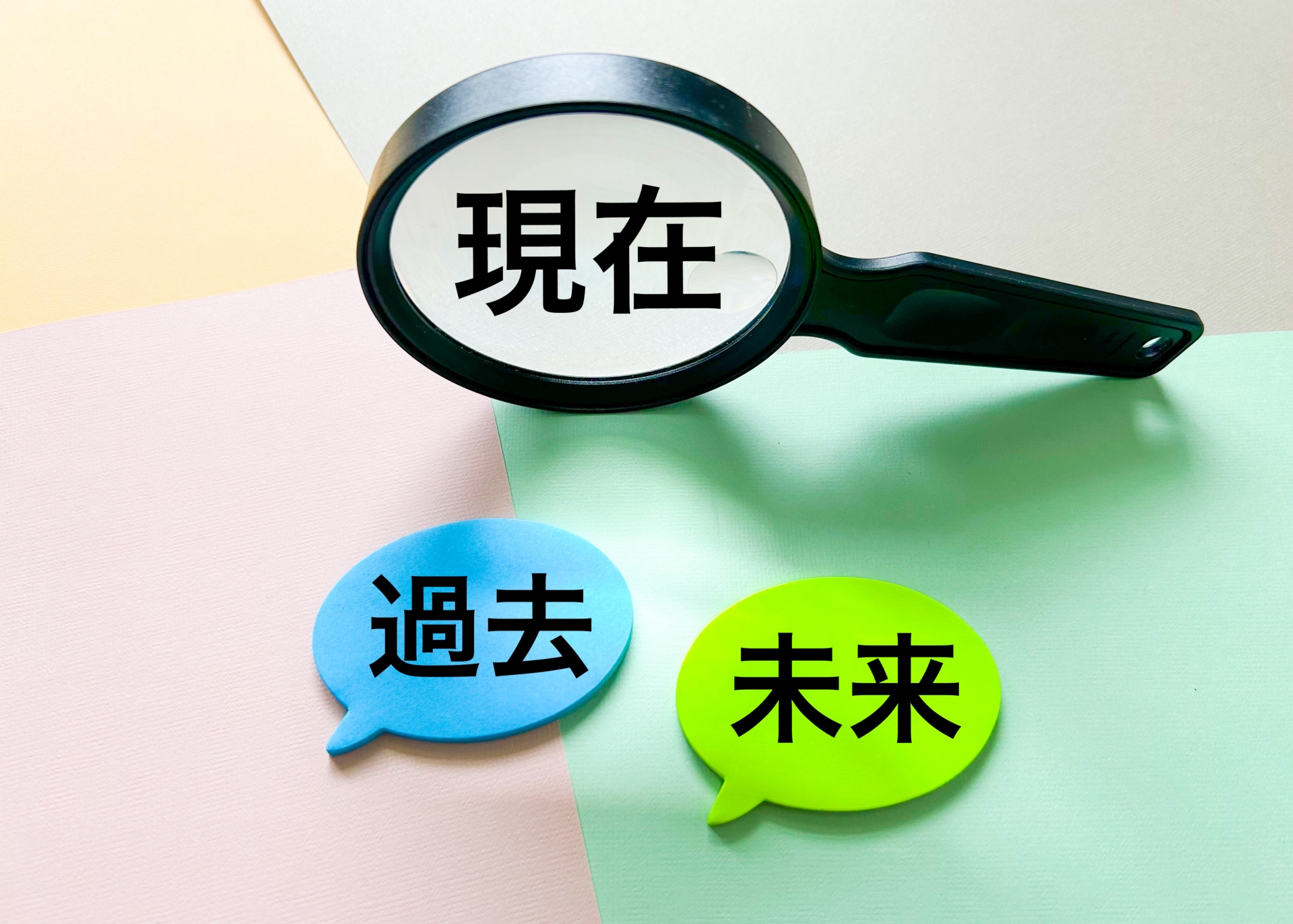 未来は現在の掌中にある。