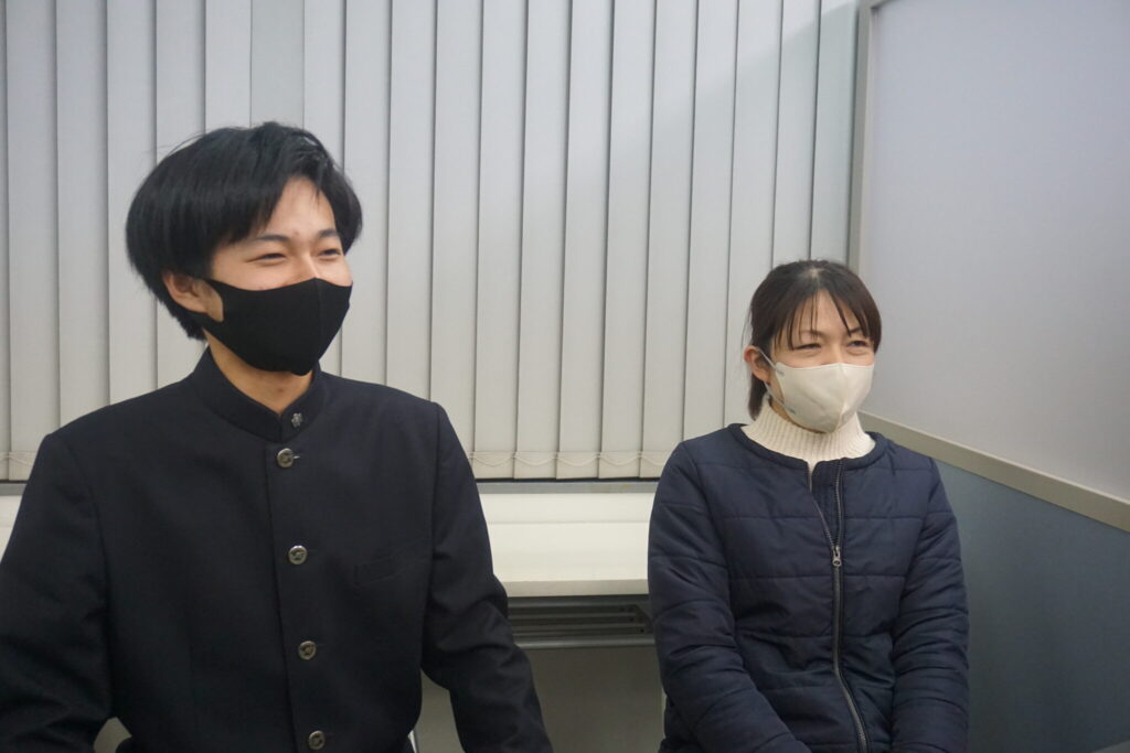 高校3年生で通ってくれているご家庭インタビュー